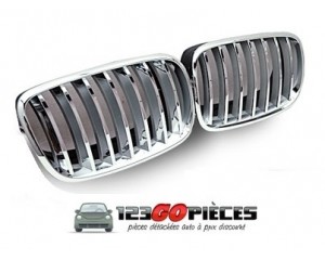 grilles de calandres chromées pour BMW X3 F25 2010-2014